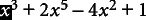 多項式で選択した変数の指数の降順に項を並べ替え前