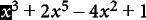 多項式で選択した変数の指数の昇順に項を並べ替え前