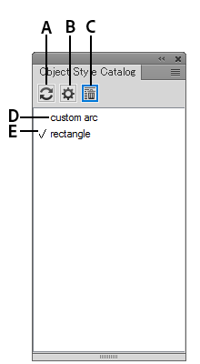 Adobe FrameMaker のオブジェクトスタイルカタログ