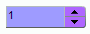 NumericStepper met aangepaste achtergrond en knoppen