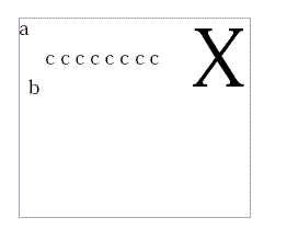 文字基線對齊